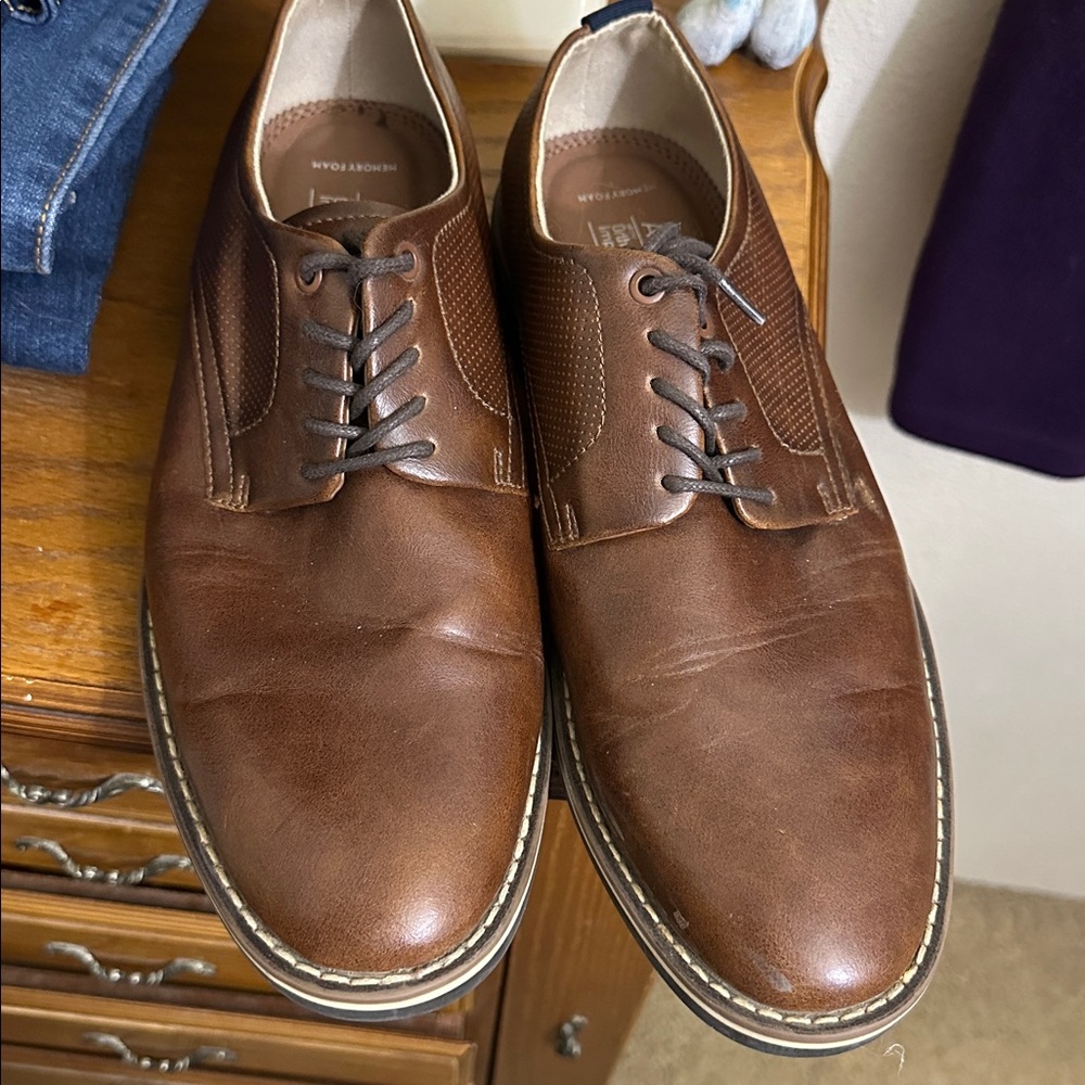 Brown Leather Men's Shoes